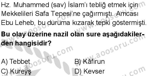 Din Kültürü ve Ahlak Bilgisi 6 Dersi 2024-2025 yılı 1. Dönem sınavı 6. Soru Din Kültürü ve Ahlak Bilgisi 6 Dersi 2024-2025 yılı 1. Dönem sınavı 6. Soru