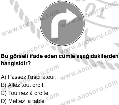 Fransızca 8 Dersi 2024-2025 yılı 1. Dönem sınavı 10. Soru Fransızca 8 Dersi 2024-2025 yılı 1. Dönem sınavı 10. Soru