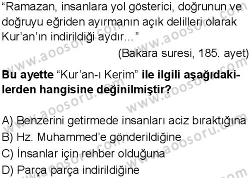 Din Kültürü ve Ahlak Bilgisi 8 Dersi 2024-2025 yılı 1. Dönem sınavı 8. Soru Din Kültürü ve Ahlak Bilgisi 8 Dersi 2024-2025 yılı 1. Dönem sınavı 8. Soru
