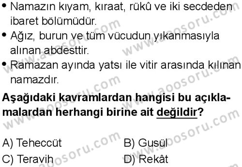 Din Kültürü ve Ahlak Bilgisi 5 Dersi 2024-2025 yılı 1. Dönem sınavı 4. Soru Din Kültürü ve Ahlak Bilgisi 5 Dersi 2024-2025 yılı 1. Dönem sınavı 4. Soru