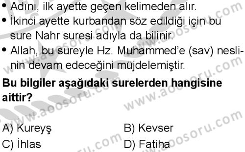 Din Kültürü ve Ahlak Bilgisi 5 Dersi 2024-2025 yılı 1. Dönem sınavı 6. Soru Din Kültürü ve Ahlak Bilgisi 5 Dersi 2024-2025 yılı 1. Dönem sınavı 6. Soru