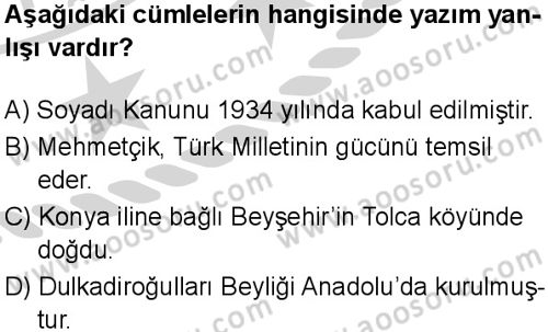 Türkçe 6 Dersi 2024-2025 yılı 1. Dönem sınavı 8. Soru Türkçe 6 Dersi 2024-2025 yılı 1. Dönem sınavı 8. Soru
