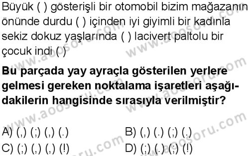 Türkçe 6 Dersi 2024-2025 yılı 1. Dönem sınavı 9. Soru Türkçe 6 Dersi 2024-2025 yılı 1. Dönem sınavı 9. Soru