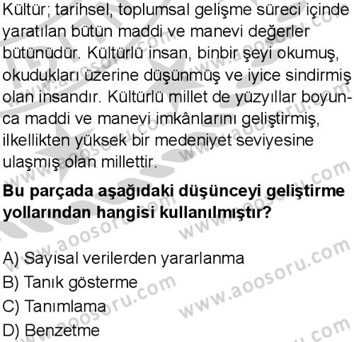 Türkçe 8 Dersi 2024-2025 yılı 1. Dönem sınavı 3. Soru Türkçe 8 Dersi 2024-2025 yılı 1. Dönem sınavı 3. Soru