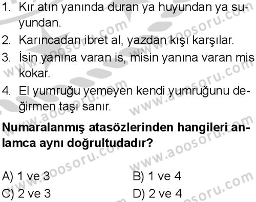 Türkçe 8 Dersi 2024-2025 yılı 1. Dönem sınavı 10. Soru Türkçe 8 Dersi 2024-2025 yılı 1. Dönem sınavı 10. Soru