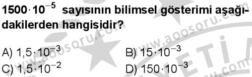Matematik 8 Dersi 2024-2025 yılı 1. Dönem sınavı 2. Soru Matematik 8 Dersi 2024-2025 yılı 1. Dönem sınavı 2. Soru