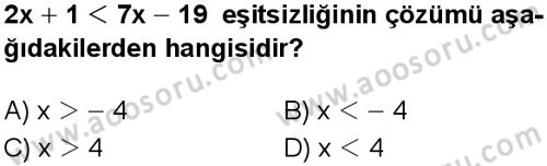 Matematik 8 Dersi 2024-2025 yılı 1. Dönem sınavı 6. Soru Matematik 8 Dersi 2024-2025 yılı 1. Dönem sınavı 6. Soru