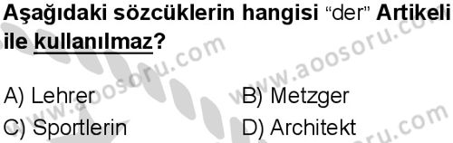 Almanca 6 Dersi 2024-2025 yılı 2. Dönem sınavı 6. Soru Almanca 6 Dersi 2024-2025 yılı 2. Dönem sınavı 6. Soru