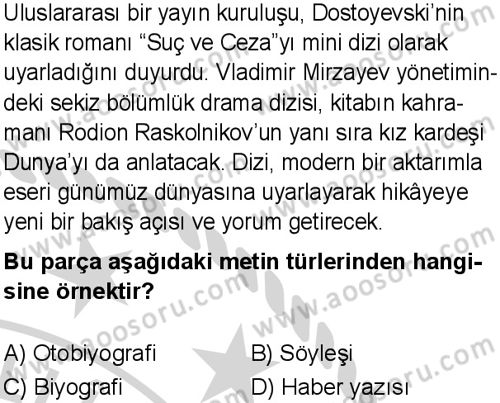Türkçe 7 Dersi 2024-2025 yılı 2. Dönem sınavı 1. Soru Türkçe 7 Dersi 2024-2025 yılı 2. Dönem sınavı 1. Soru