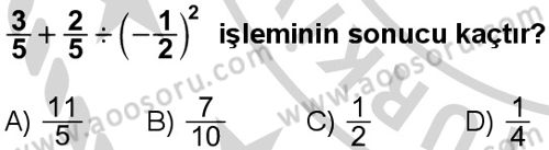 Matematik 7 Dersi 2024-2025 yılı 2. Dönem sınavı 3. Soru Matematik 7 Dersi 2024-2025 yılı 2. Dönem sınavı 3. Soru