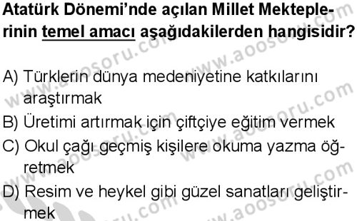 T.C. İnklap Tarihi ve Atatürkçülük 8 Dersi 2024-2025 yılı 2. Dönem sınavı 6. Soru T.C. İnklap Tarihi ve Atatürkçülük 8 Dersi 2024-2025 yılı 2. Dönem sınavı 6. Soru