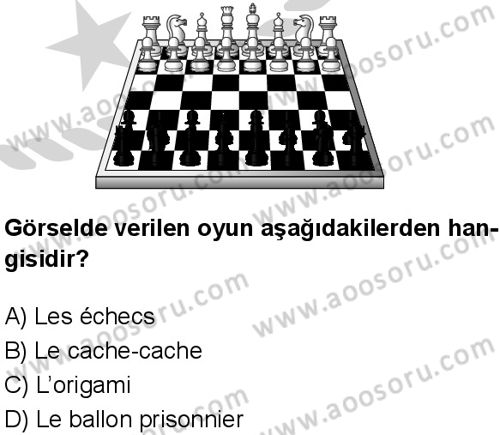 Fransızca 5 Dersi 2024-2025 yılı 2. Dönem sınavı 6. Soru Fransızca 5 Dersi 2024-2025 yılı 2. Dönem sınavı 6. Soru