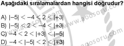 Matematik 6 Dersi 2024-2025 yılı 2. Dönem sınavı 3. Soru Matematik 6 Dersi 2024-2025 yılı 2. Dönem sınavı 3. Soru