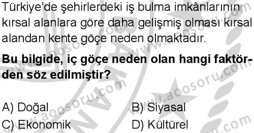 Sosyal Bilgiler 7 Dersi 2024-2025 yılı 2. Dönem sınavı 6. Soru Sosyal Bilgiler 7 Dersi 2024-2025 yılı 2. Dönem sınavı 6. Soru
