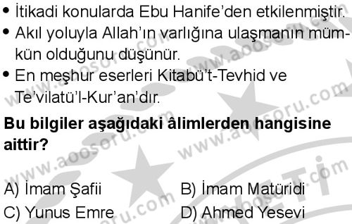 Din Kültürü ve Ahlak Bilgisi 7 Dersi 2024-2025 yılı 2. Dönem sınavı 10. Soru Din Kültürü ve Ahlak Bilgisi 7 Dersi 2024-2025 yılı 2. Dönem sınavı 10. Soru