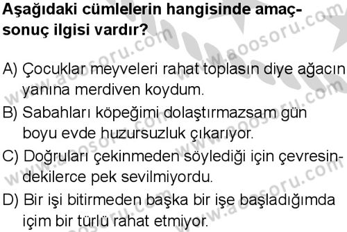 Türkçe 8 Dersi 2024-2025 yılı 2. Dönem sınavı 9. Soru Türkçe 8 Dersi 2024-2025 yılı 2. Dönem sınavı 9. Soru