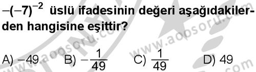 Matematik 8 Dersi 2024-2025 yılı 2. Dönem sınavı 2. Soru Matematik 8 Dersi 2024-2025 yılı 2. Dönem sınavı 2. Soru