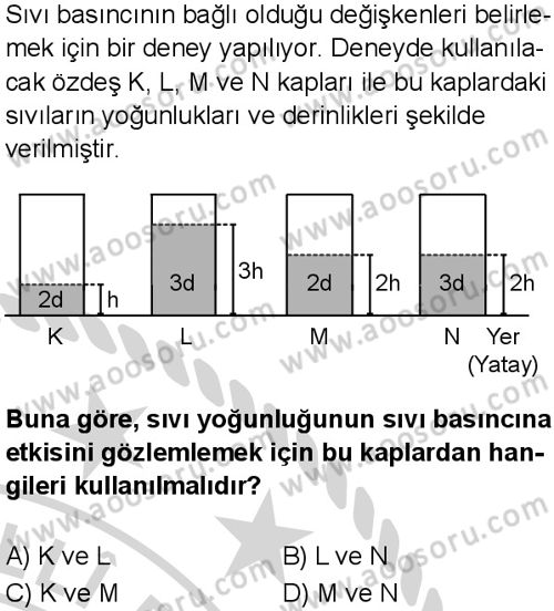 Fen Bilimleri 8 Dersi 2024-2025 yılı 2. Dönem sınavı 2. Soru Fen Bilimleri 8 Dersi 2024-2025 yılı 2. Dönem sınavı 2. Soru