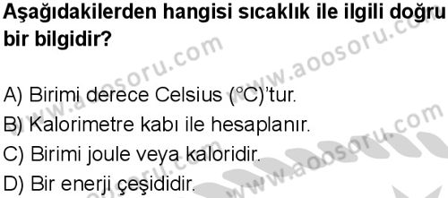 Fen Bilimleri 5 Dersi 2024-2025 yılı 3. Dönem sınavı 7. Soru