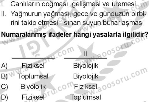 Din Kültürü ve Ahlak Bilgisi 8 Dersi 2024-2025 yılı 3. Dönem sınavı 1. Soru
