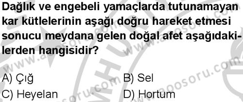 Sosyal Bilgiler 5 Dersi 2024-2025 yılı 3. Dönem sınavı 2. Soru