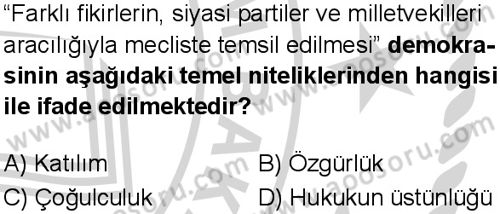Sosyal Bilgiler 5 Dersi 2024-2025 yılı 3. Dönem sınavı 7. Soru