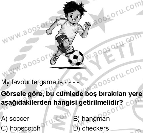 İngilizce 5 Dersi 2024-2025 yılı 3. Dönem sınavı 10. Soru