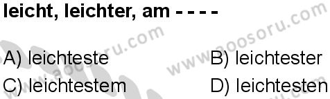 Almanca 5 Dersi 2024-2025 yılı 3. Dönem sınavı 4. Soru