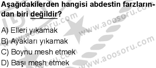 Din Kültürü ve Ahlak Bilgisi 5 Dersi 2024-2025 yılı 3. Dönem sınavı 4. Soru
