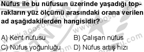 Sosyal Bilgiler 7 Dersi 2024-2025 yılı 3. Dönem sınavı 6. Soru