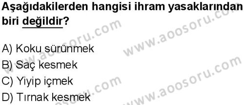 Din Kültürü ve Ahlak Bilgisi 7 Dersi 2024-2025 yılı 3. Dönem sınavı 3. Soru
