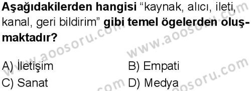 Sosyal Bilgiler 7 Dersi 2025-2026 yılı 1. Dönem sınavı 1. Soru