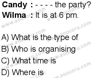 İngilizce 7 Dersi 2025-2026 yılı 1. Dönem sınavı 4. Soru