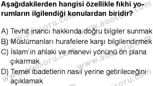 Din Kültürü ve Ahlak Bilgisi 7 Dersi 2025-2026 yılı 1. Dönem sınavı 10. Soru