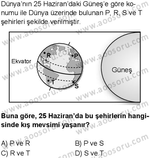 Fen Bilimleri 8 Dersi 2025-2026 yılı 1. Dönem sınavı 1. Soru