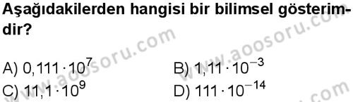 Matematik 8 Dersi 2018-2019 yılı 1. Dönem sınavı 3. Soru Matematik 8 Dersi 2018-2019 yılı 1. Dönem sınavı 3. Soru