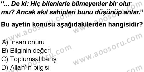 Din Kültürü ve Ahlak Bilgisi 5 Dersi 2013-2014 yılı 3. Dönem sınavı 1. Soru Din Kültürü ve Ahlak Bilgisi 5 Dersi 2013-2014 yılı 3. Dönem sınavı 1. Soru