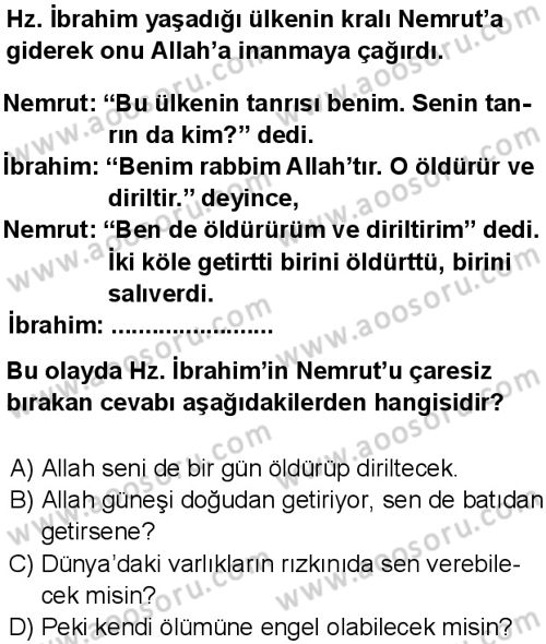 Din Kültürü ve Ahlak Bilgisi 5 Dersi 2013-2014 yılı 3. Dönem sınavı 14. Soru Din Kültürü ve Ahlak Bilgisi 5 Dersi 2013-2014 yılı 3. Dönem sınavı 14. Soru