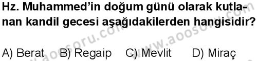 Din Kültürü ve Ahlak Bilgisi 5 Dersi 2013-2014 yılı 3. Dönem sınavı 18. Soru Din Kültürü ve Ahlak Bilgisi 5 Dersi 2013-2014 yılı 3. Dönem sınavı 18. Soru
