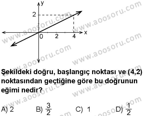 Matematik 8 Dersi 2015-2016 yılı 1. Dönem sınavı 5. Soru Matematik 8 Dersi 2015-2016 yılı 1. Dönem sınavı 5. Soru