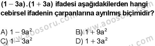 Matematik 8 Dersi 2024-2025 yılı 2. Dönem sınavı 19. Soru Matematik 8 Dersi 2024-2025 yılı 2. Dönem sınavı 19. Soru
