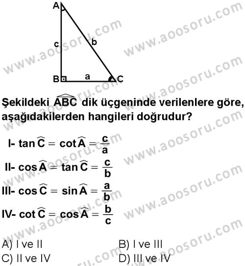 Matematik 8 Dersi 2011-2012 yılı 2. Dönem sınavı 5. Soru Matematik 8 Dersi 2011-2012 yılı 2. Dönem sınavı 5. Soru